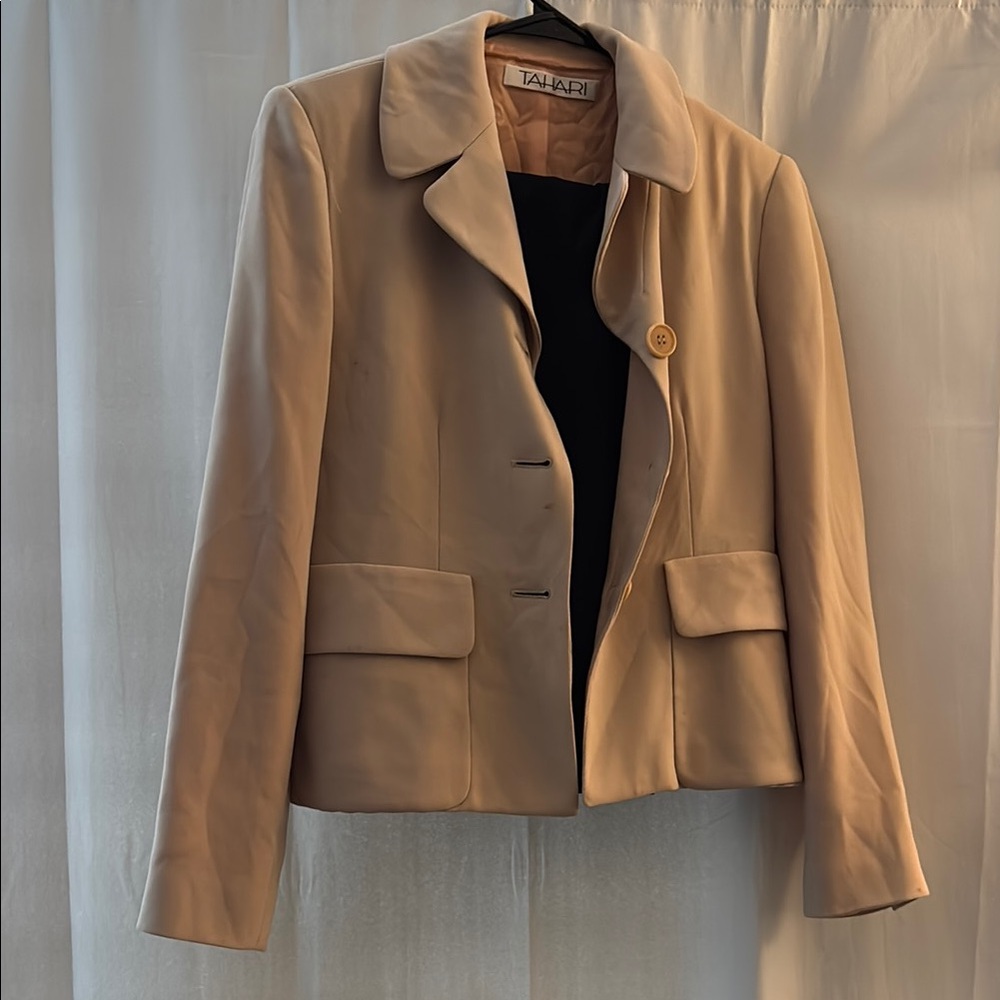 Tahari Women's Tan Jacket